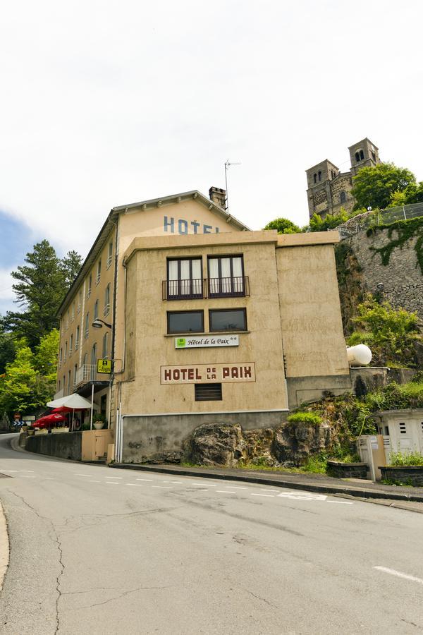 Logis Hotel De La Paix Saint-Nectaire Exteriér fotografie